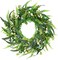 24 inch Boxwood Berry Wreath for Front Door, Green Summer Wreath with Big White Berries and Eucalyptus Leaves for Outside Wall Window Farmhouse
